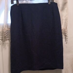 Casual Corner Navy Midi Skirt
